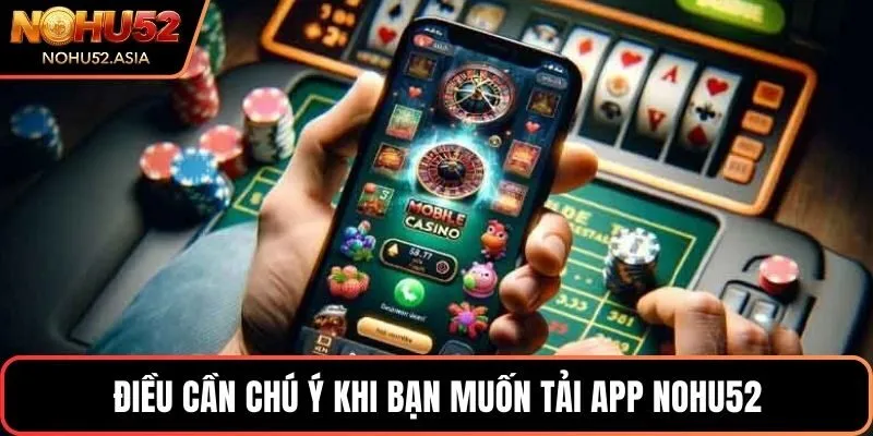Điều cần chú ý khi bạn muốn tải app NOHU52
