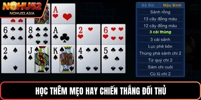 Học thêm mẹo hay chiến thắng đối thủ